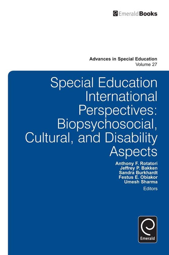 Advances in Special Education 27 - Special Education Interna ... - cover