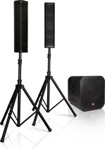 Alecto PAS-350 Speakers 800W | Ideaal voor feesten en presentaties tot 250 personen | Zwart