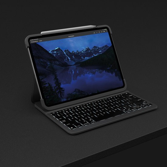 Logitech Slim Folio Pro - Toetsenbord Case voor 3e generatie 12.9-inch iPad  PRO - Qwerty | bol.com