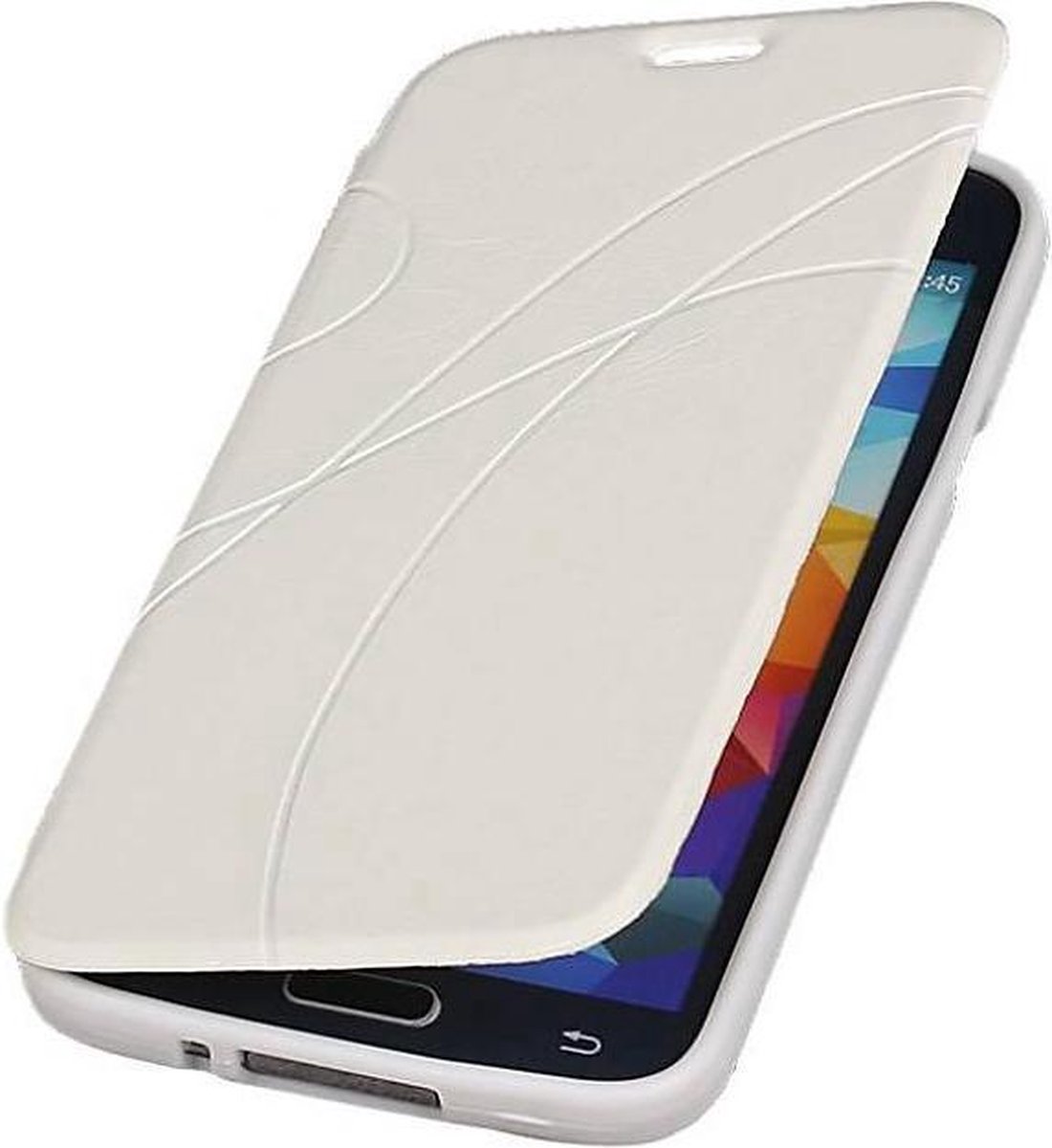 Easy Booktype hoesje Geschikt voor Samsung Galaxy A3 Wit