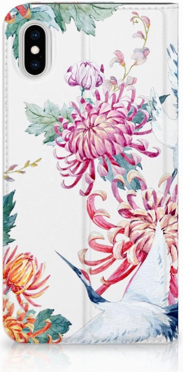 Apple iPhone Xs Max Hoesje maken Bird Flowers