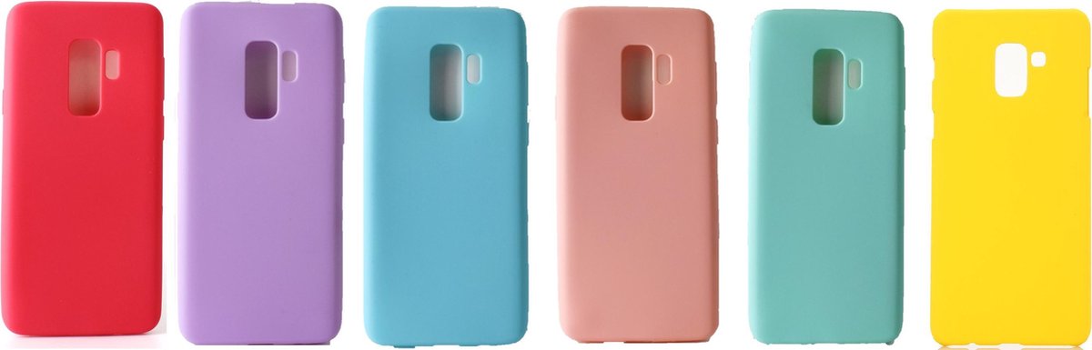 TPU Soft Back Cover voor Samsung Galaxy S9 Plus G965 - Rood