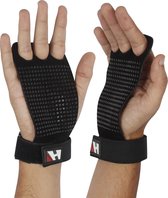 Leather Hand Grips 3 Hole - Gymnastic - DeadLifts - Weight Lifting - KettleBell Swings - Power Cleans - XL