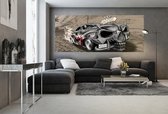 Alchemy Death Hot Rod Car Skull Photo Wallcovering