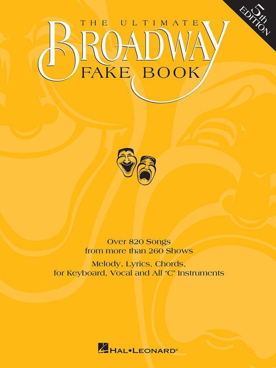 The Ultimate Broadway Fake Book (Songbook) - cover