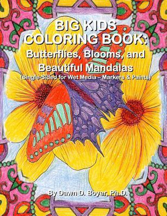 Big Kids Coloring Book 9781514160855 Dawn D Boyer Boeken