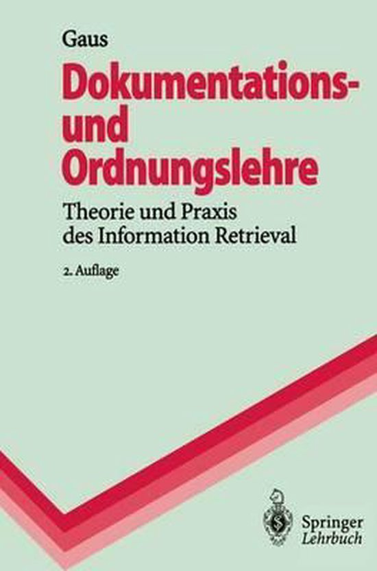 Dokumentations- Und Ordnungslehre - cover