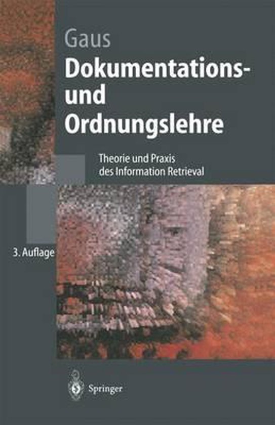 Dokumentations- Und Ordnungslehre - cover