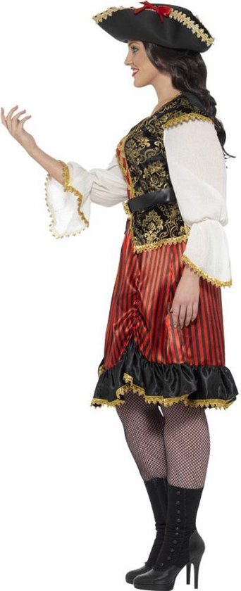 Overtreding restjes vleugel Dames piratenkostuum - Carnavalskleding vrouwen - Verkleedkleding maat 52/54  | bol.com
