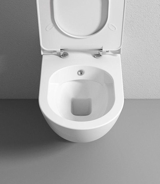 temperatuur tyfoon gemakkelijk Sanitear Thor Hangend Toilet met bidet functie | bol.com