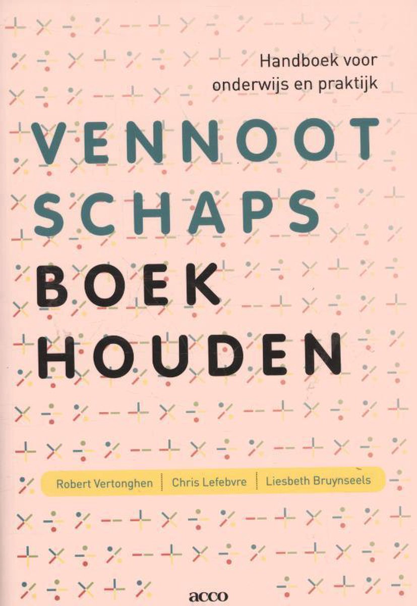 Omslag van Vennootschapsboekhouden