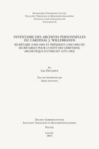 Inventaire Des Archives Personnelles Du Cardinal J. Willebrands