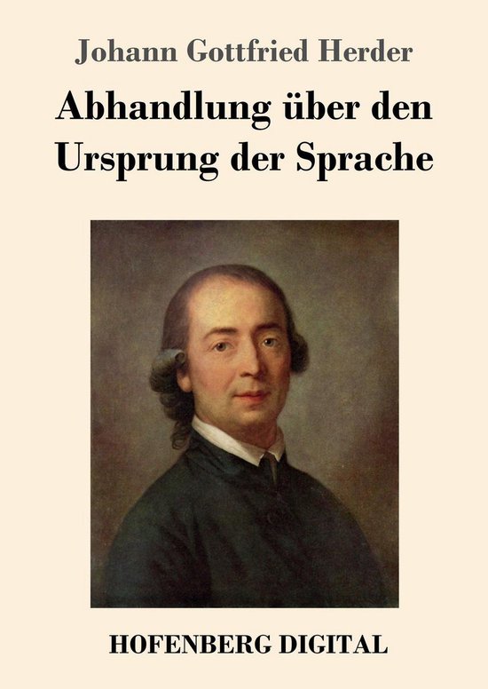 Abhandlung über den Ursprung der Sprache - cover
