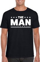 The man heren shirt zwart - Heren feest t-shirts XXL