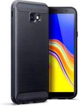 Samsung Galaxy J4 Plus 2018 TPU Case hoesje - CaseBoutique - Effen Zwart - TPU (Zacht)