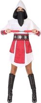Ninja vechters verkleed jurkje/kostuum voor dames - carnavalskleding - voordelig geprijsd M/L (38-40)