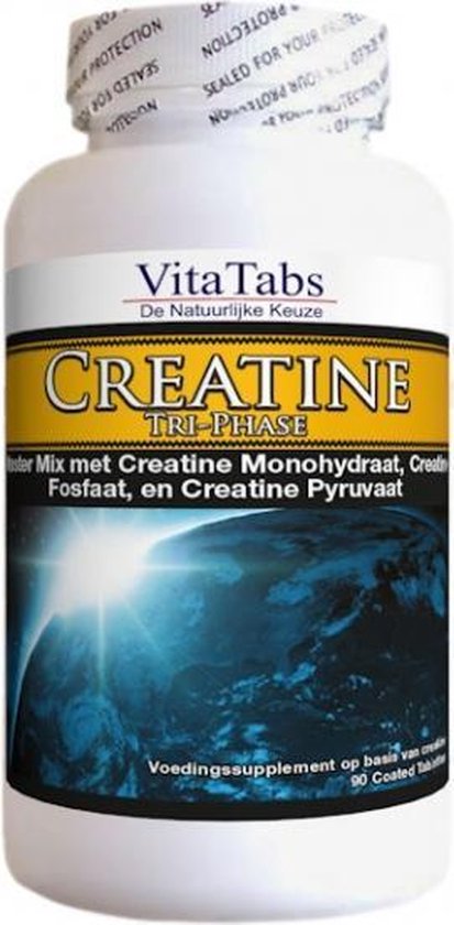 VitaTabs Creatine Tri-Phase - 90 tabletten - Voedingssupplementen