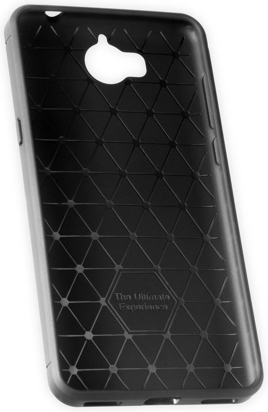 Coque MP Case Zwart TPU Design Hybrid pour Huawei Y5 2017 - Y6 2017 - Coque arrière