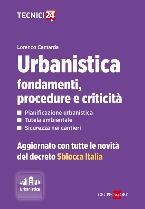 Urbanistica: fondamenti, procedure e criticità - cover