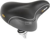 Velo Tour Airlastomer - Fietszadel - Zwart