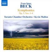 Toronto Chamber Orchestra - Beck: Symphonies Op. 3, Nos. 1-4 (CD)