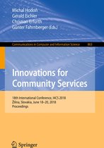 Communications in Computer and Information Science 863 - Innovations for Community Services