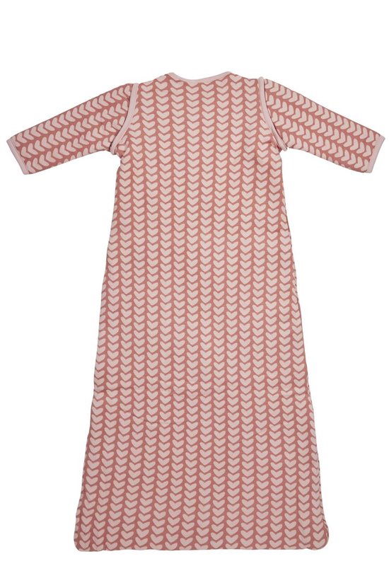 Meyco Knitted Heart Slaapzak met afritsbare mouw - 70 cm