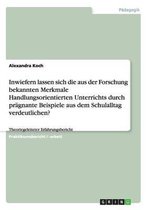 Inwiefern lassen sich die aus der Forschung bekannten Merkmale Handlungsorientierten Unterrichts durch pragnante Beispiele aus dem Schulalltag verdeutlichen?