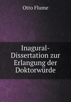 Inagural-Dissertation zur Erlangung der Doktorwurde