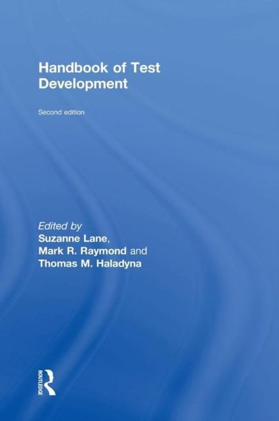 Handbook of Test Development - cover