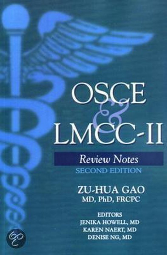 OSCE and LMCC-II | 9781550593693 | Zu-Hua Gao | Boeken | bol