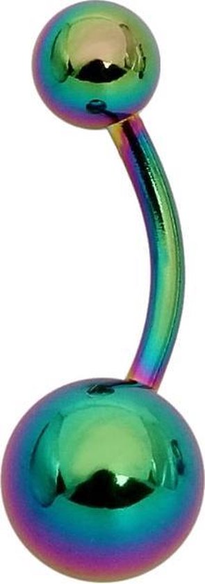 Fako Bijoux® - Piercings pour nombril - Classic - Multicolore
