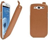 Samsung Galaxy S3 Flip case / hoesje bruin