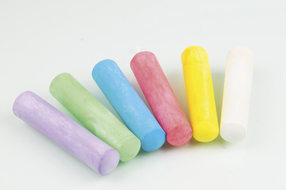 Eberhard Faber stoepkrijt - 50 stuks - in plastic bak - assorti - EF-526550 — afbeelding 2