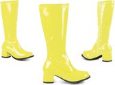 Laarzen Retro - kinderen - neon geel - maat 34