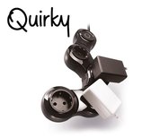 Quirky Pivot Power Flexibele Stekkerdoos Verlengsnoer - Zwart