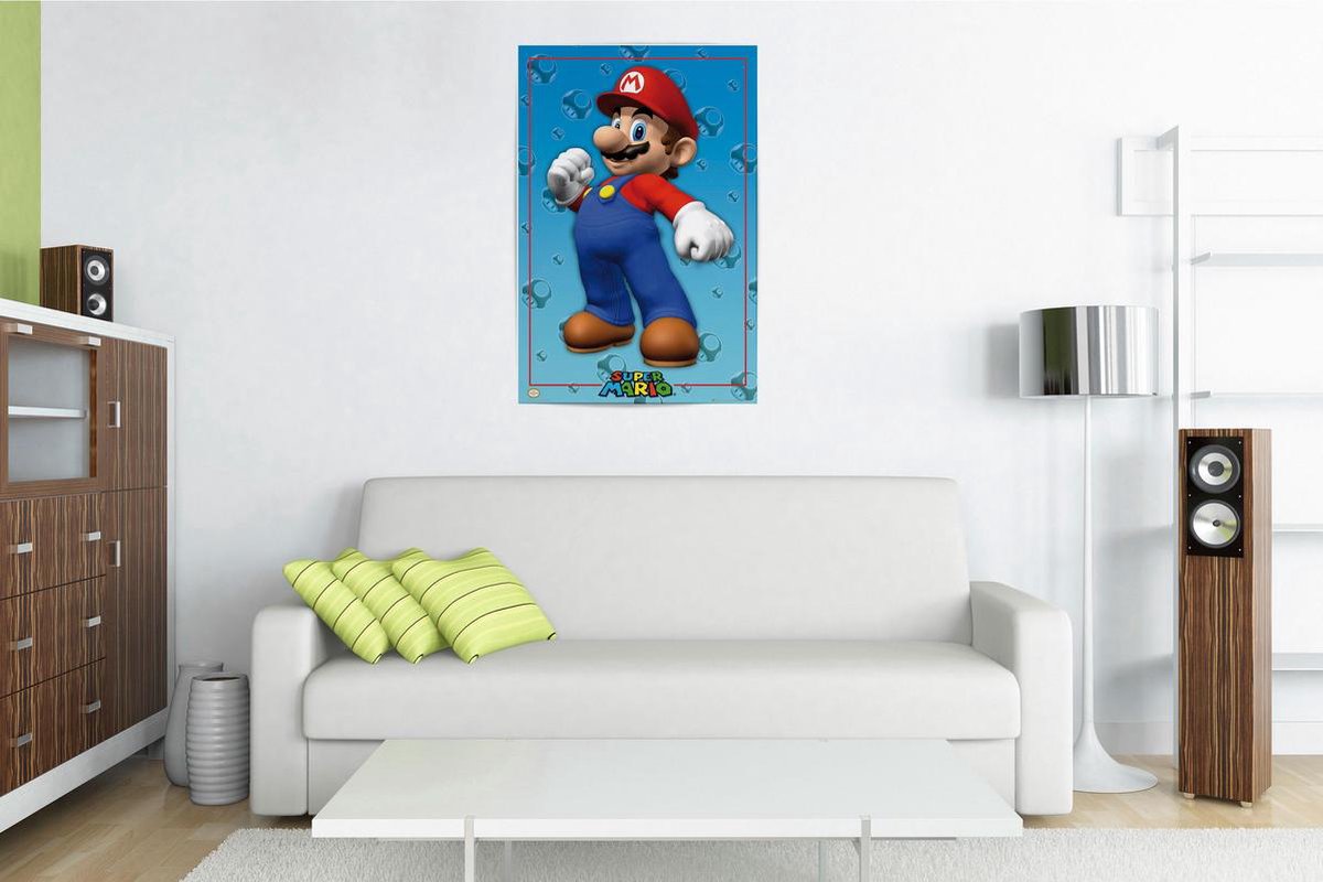 Reinders Poster Nintendo - 18514 91,5 - cm no. - - super × mario Poster solo 61
