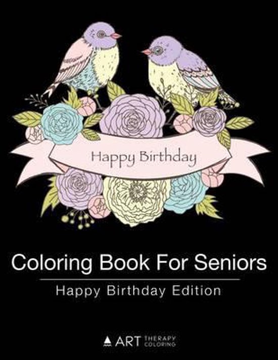 Coloring Book for Seniors- Coloring Book For Seniors - cover
