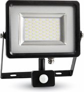 V-Tac 30W LED Bouwlamp met PIR sensor