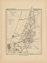 Historische kaart, plattegrond van gemeente De Bilt in Utrecht uit 1867 door Kuyper van Kaartcadeau.com