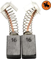 Koolborstelset voor Hitachi frees/zaag SB-75 - 7x11x17mm