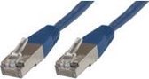 Microconnect B-FTP5005B - Cat 5 UTP-kabel - RJ45 - 0.5 m - Zwart;Blauw