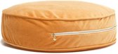 Zitzak – Poef – beanbag – Rond - kinderkamer – handgemaakt – Ø55cm x 20cm - Geel