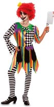 Witbaard Verkleedjurk Clown Junior Polyester 3-delig Mt 5-6