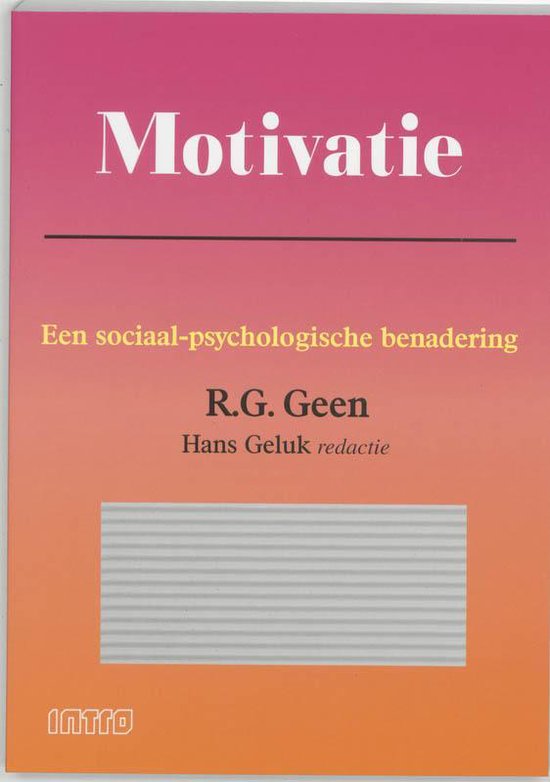 Cover van het boek 'Motivatie / druk 1'