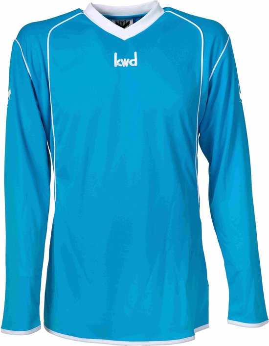 KWD Sportshirt Victoria - Voetbalshirt - Volwassenen - Blauw/Wit