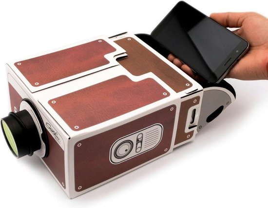 Verplicht weduwnaar tand Smartphone Projector 2.0 - Universele DIY Mini Beamer Voor Iphone / Samsung  telefoon | bol.com