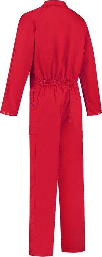 Yoworkwear Combinaison polyester / coton rouge taille 46
