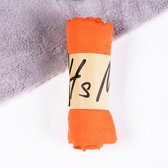 Luxe, Trendy Sjaal 135X55 cm Oranje - Scarf - Omslagdoek