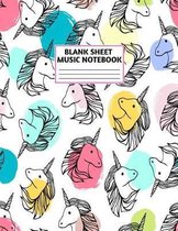 Blank Sheet Music Notebook